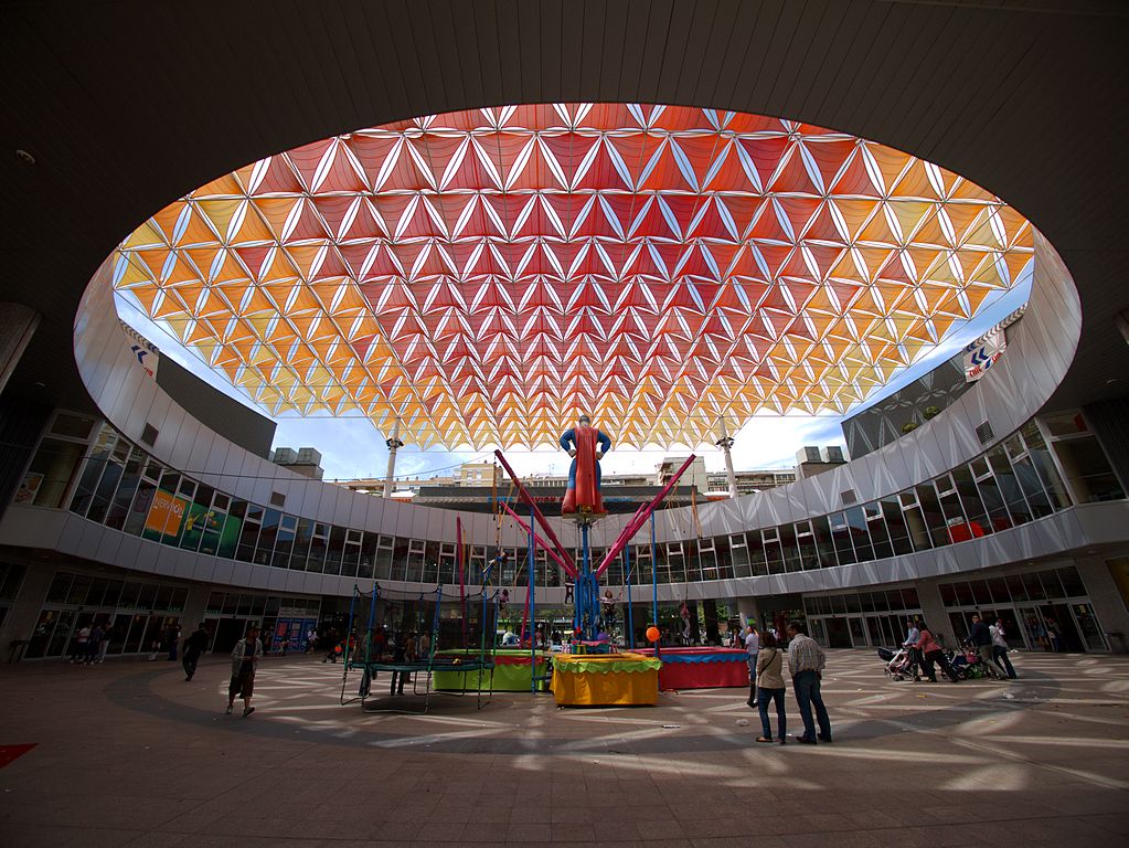 an image of the nervion plaza in seville spain