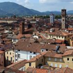 The city of Lucca, near Florence