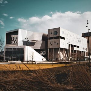 photo of a modern museum in aalborg denmark