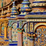 an image of spanish architecture using ceramic tiles