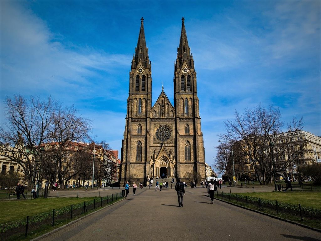 photo of a cathedral in prague czech republic
