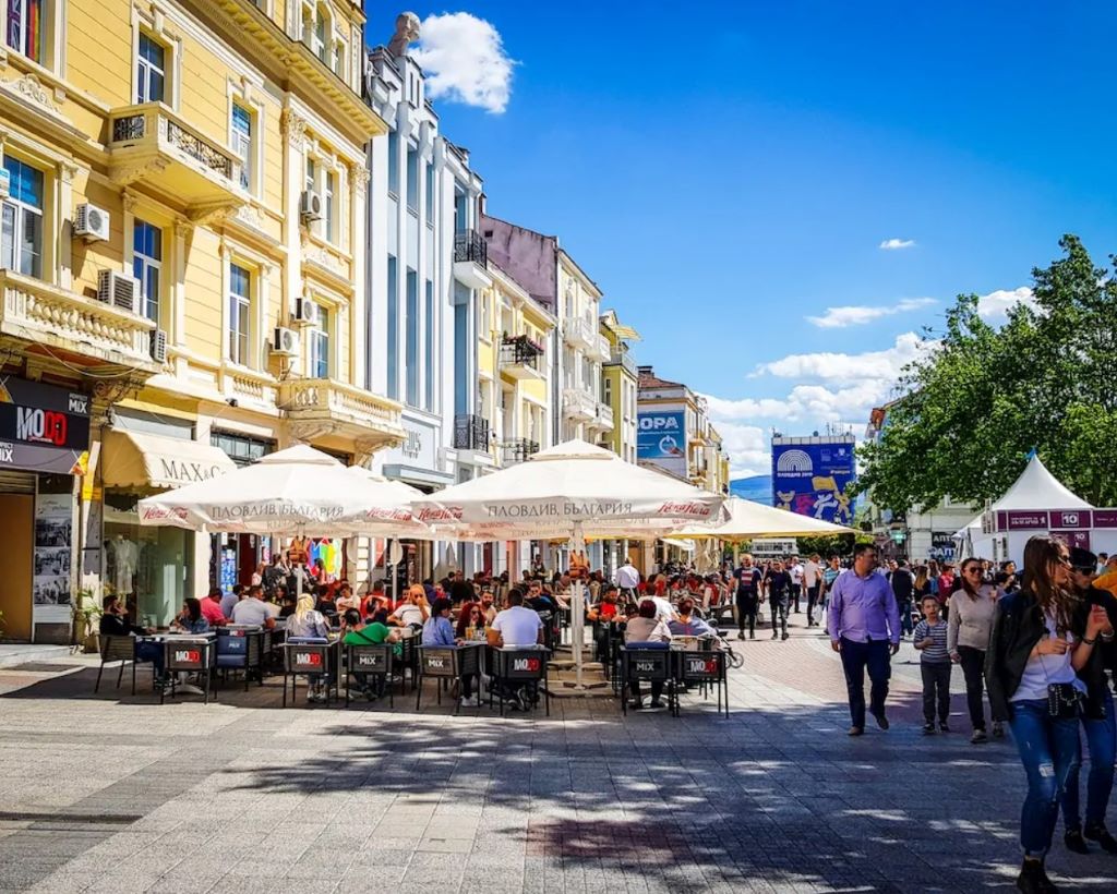 photo of main square in plovdiv bulgaria