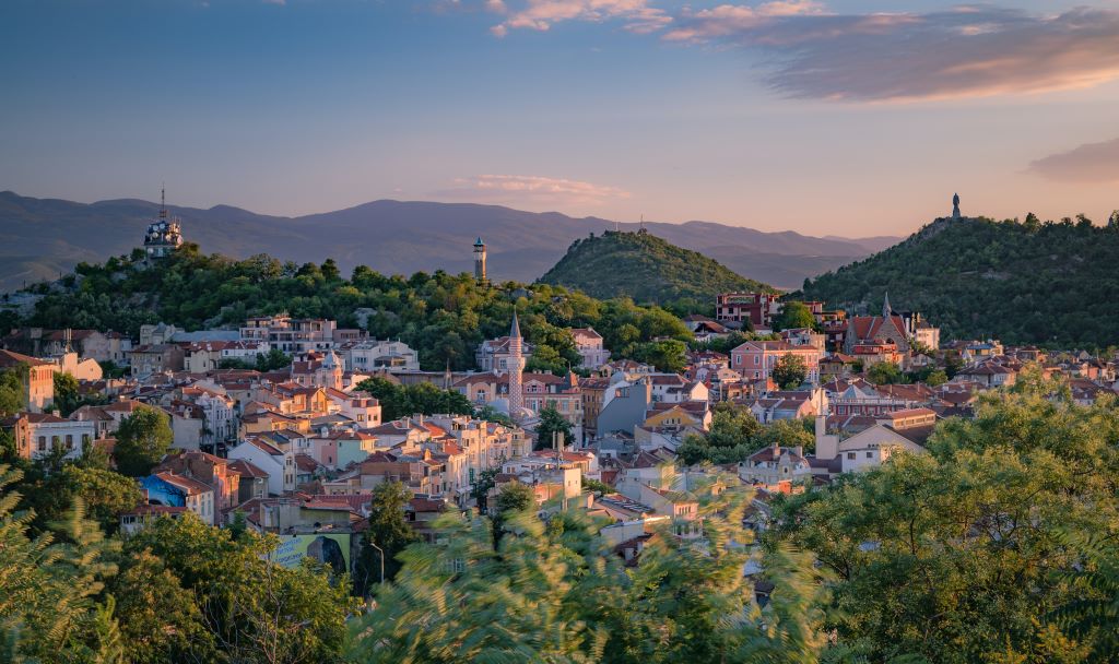 photo of the cityscape of plovdiv bulgaria